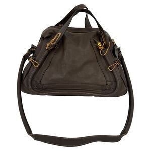 Chloé Paraty Medium Bag in Grey Leather